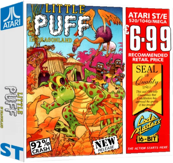 Little Puff In Dragonland — box-3D (EU)