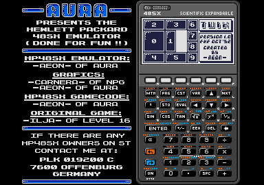 Hp48sx Emulator — ss (WOR)