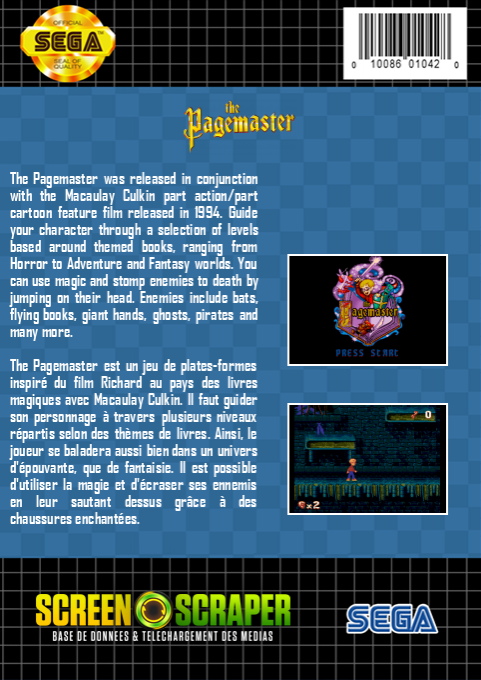 Pagemaster The — box-2D-back (SS)
