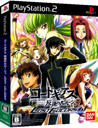 Code Geass - Hangyaku no Lelouch - Lost Colors — box-3D (JP)