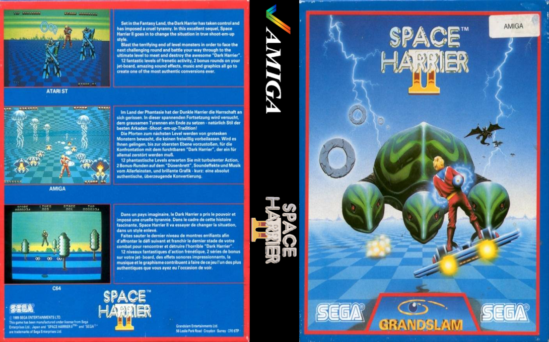 Space Harrier II — box-texture (EU)