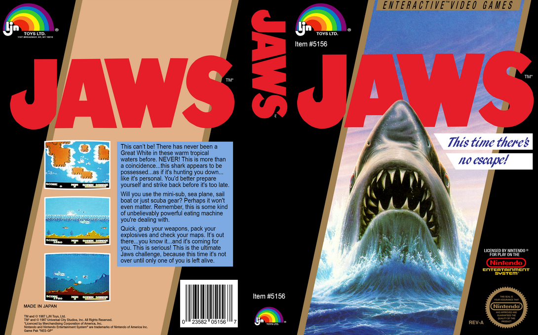 Jaws - Retro Edition — box-texture (US)