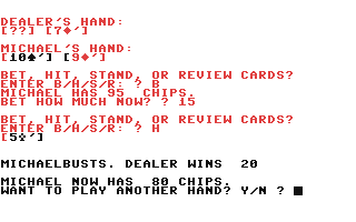 Black Jack '84 — ss (WOR)