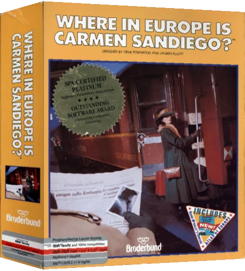 Where in Europe is Carmen Sandiego? — box-3D (US)