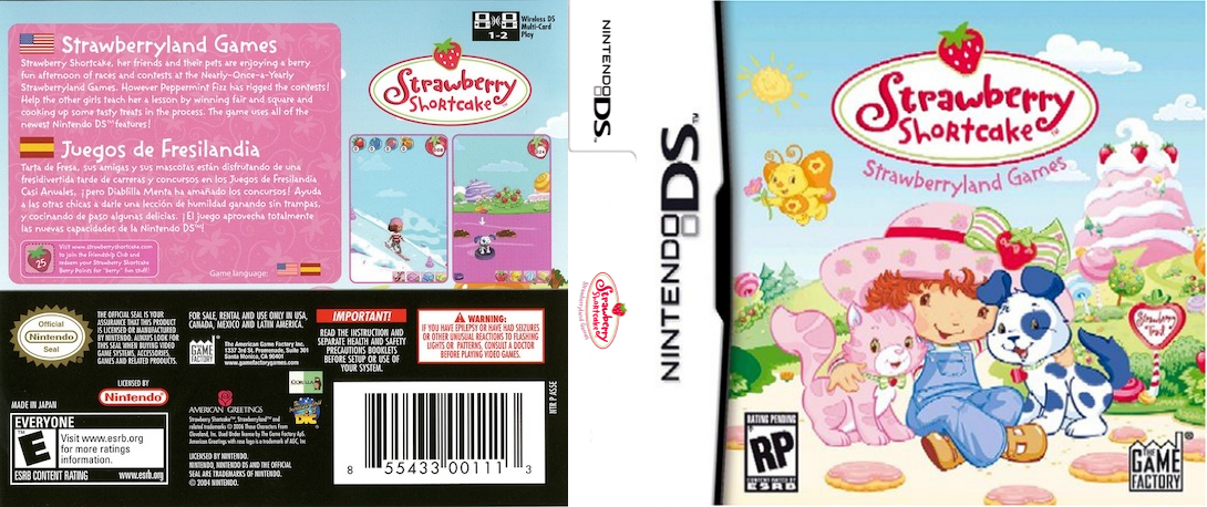 Strawberry Shortcake - Strawberryland Games — box-texture (US)