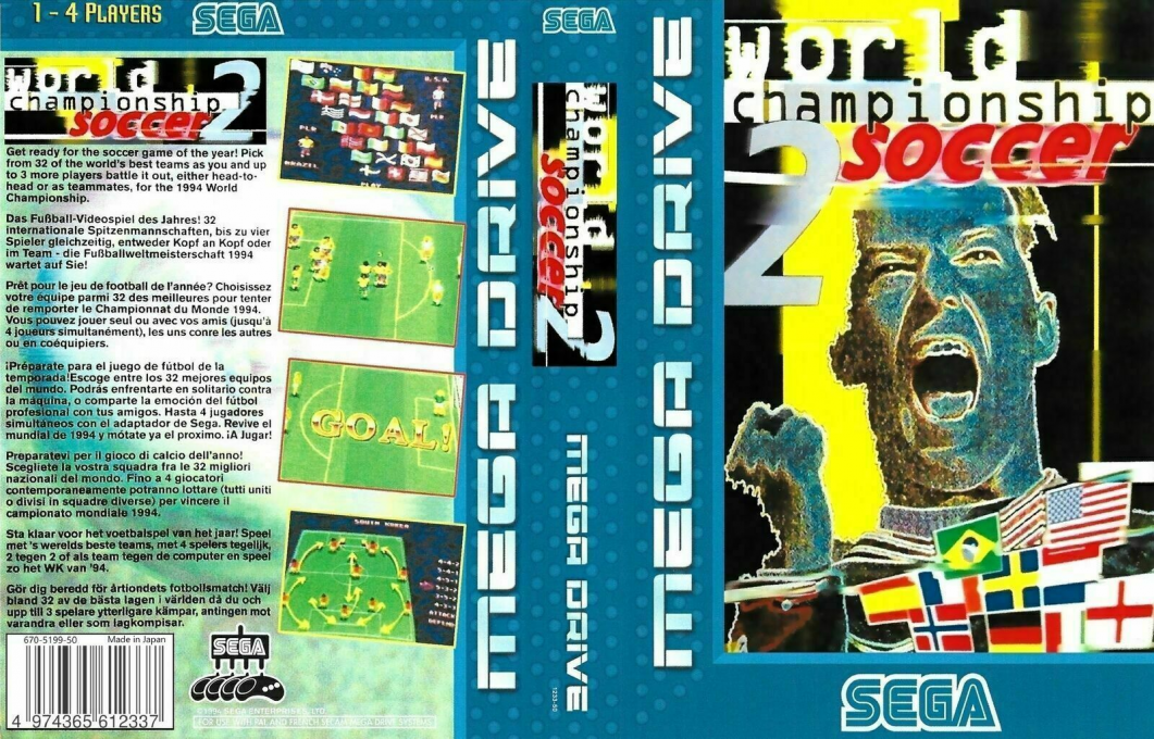 World Championship Soccer 2 — box-texture (EU)