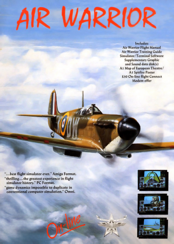 Air Warrior — box-2D (EU)