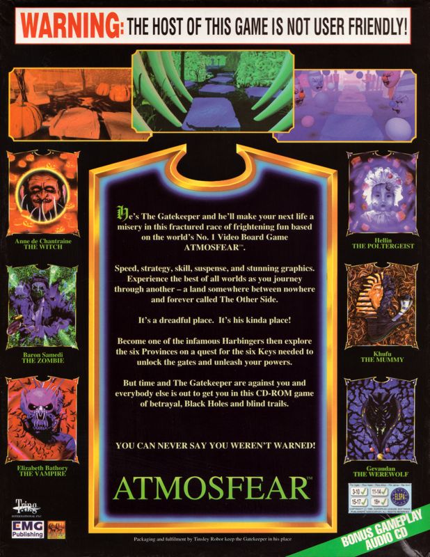 Atmosfear: The Third Dimension — box-2D-back (WOR)
