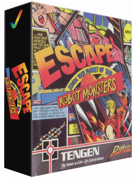 Escape from the Planet of the Robot Monsters — box-3D (CUS)