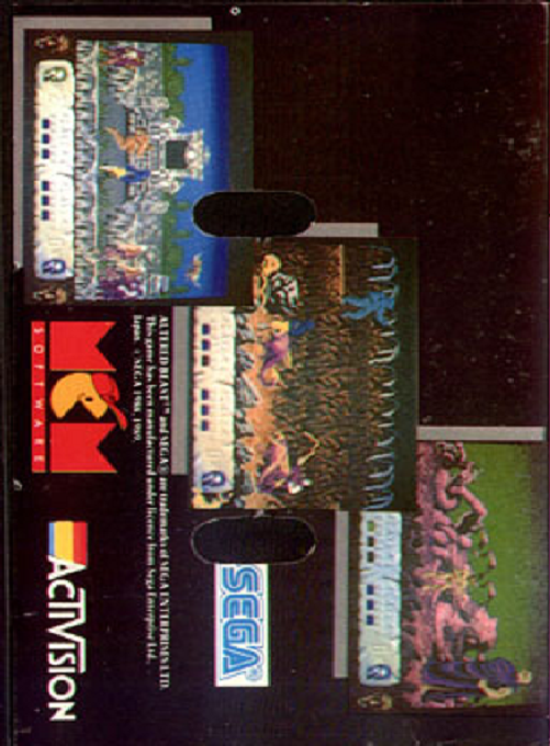 Altered Beast — box-2D-back (SP)