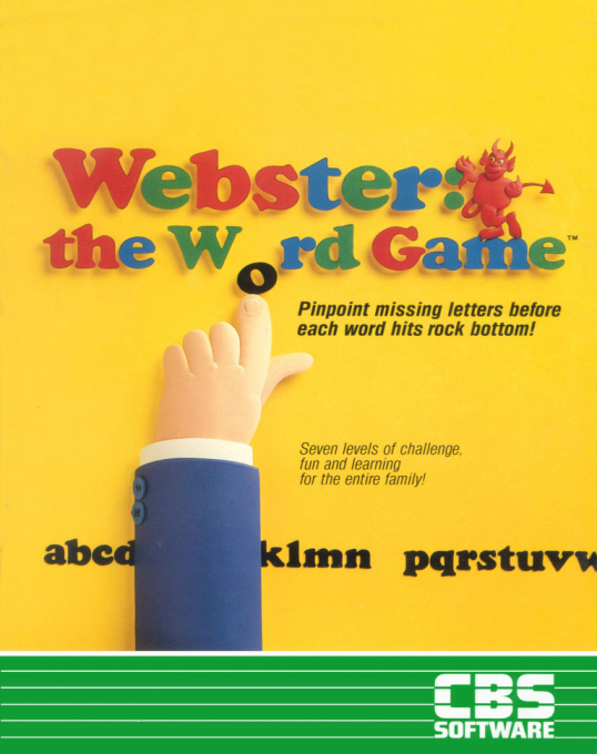 Webster - The Word Game box art
