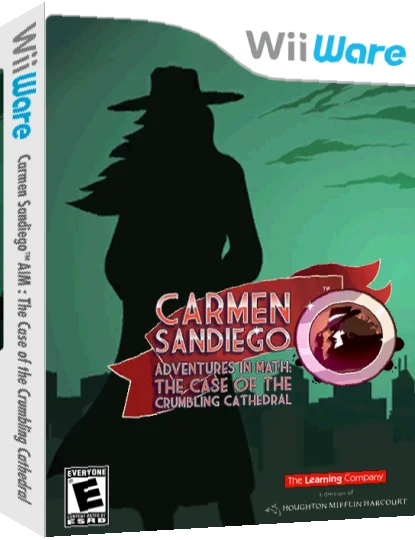 Carmen Sandiego Adventures in Math : The Case of the Crumbling Cathedral — box-3D (US)