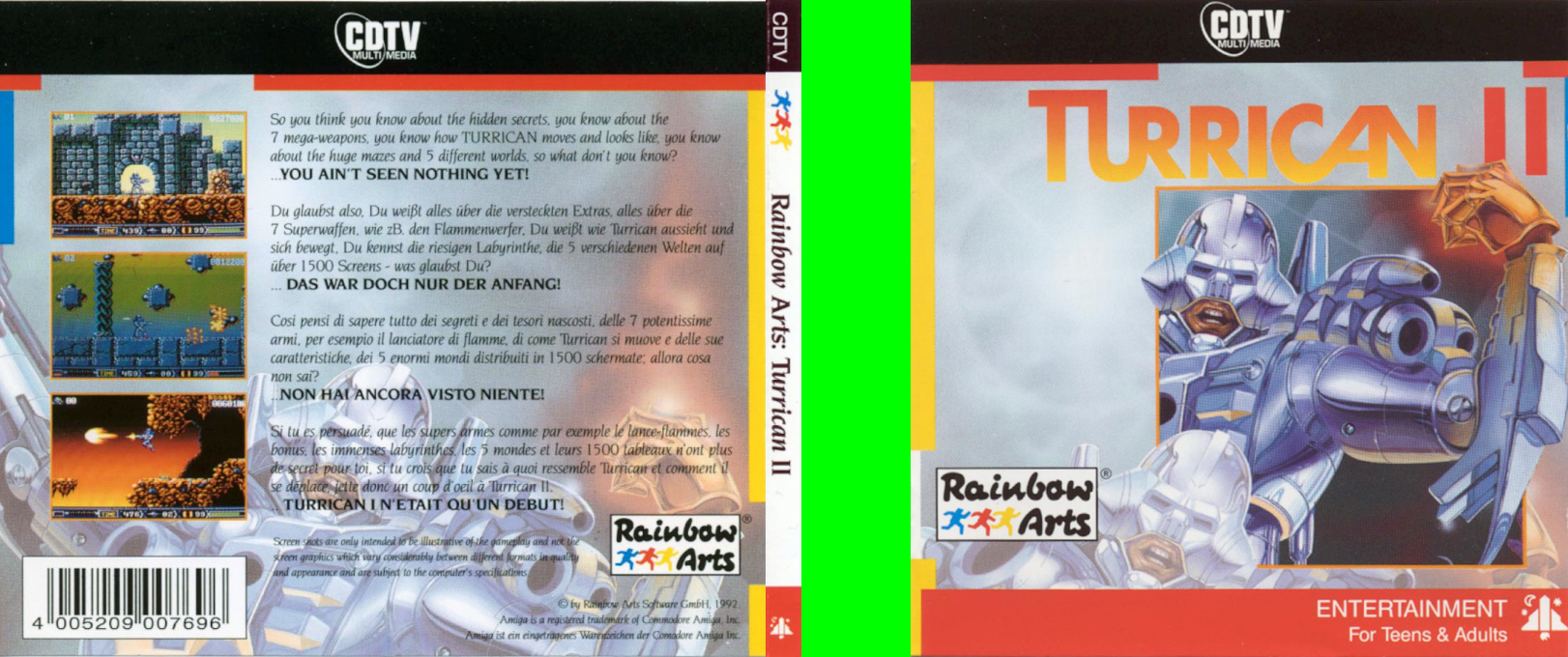 Turrican 2 — box-texture (EU)
