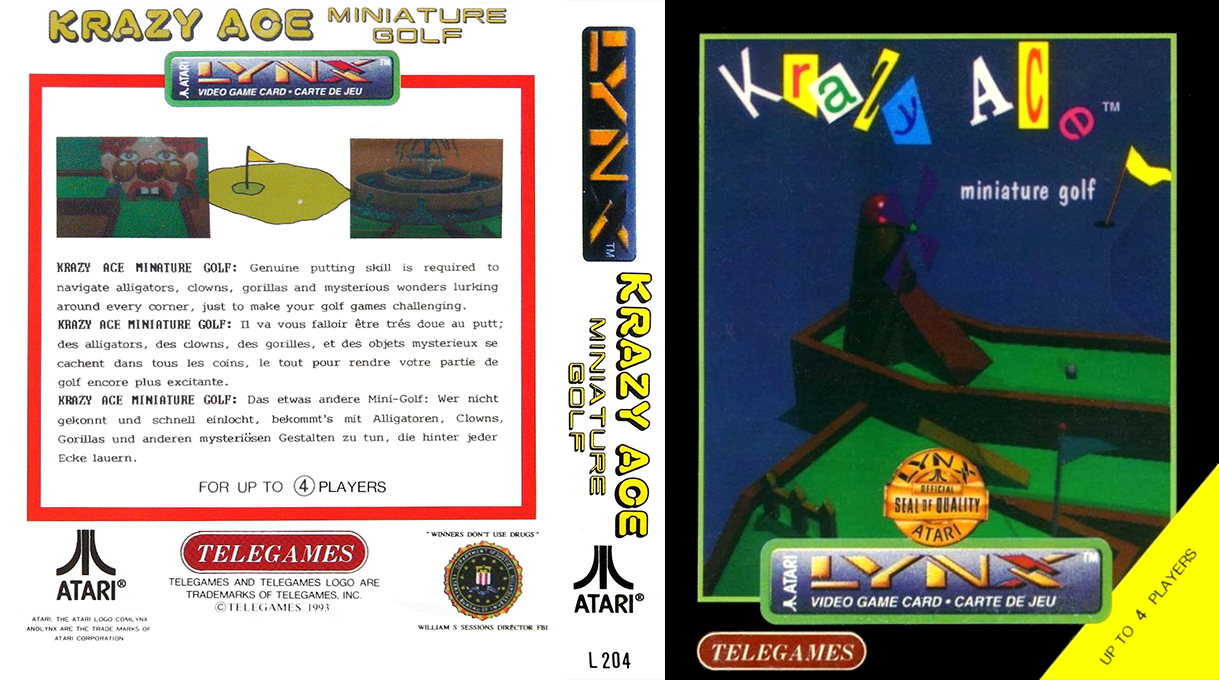Krazy Ace Miniature Golf — box-texture (WOR)