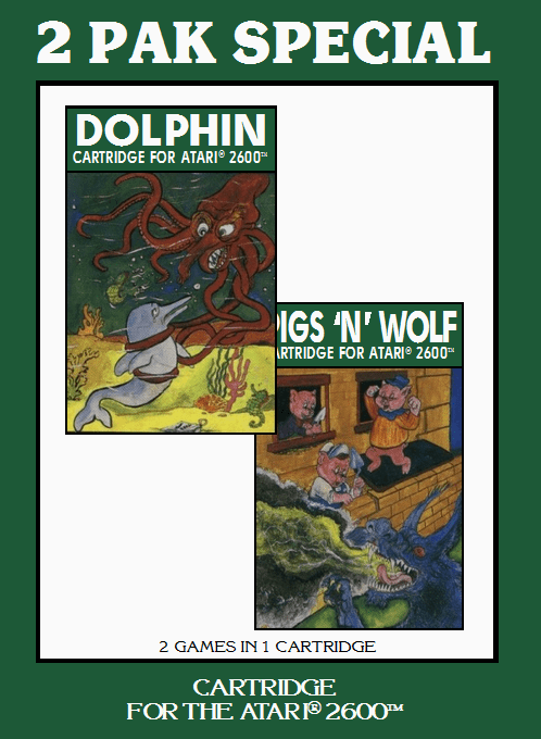 2 Pak Special Green - Dolphin, Pigs 'n' Wolf box art