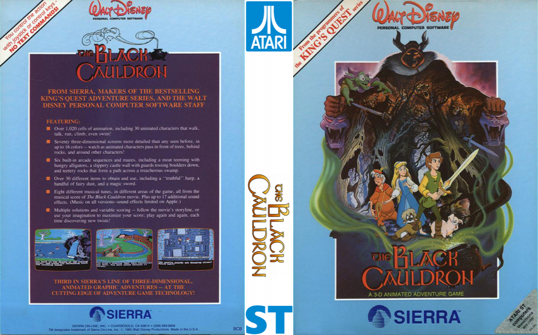 Black Cauldron, The — box-texture (EU)