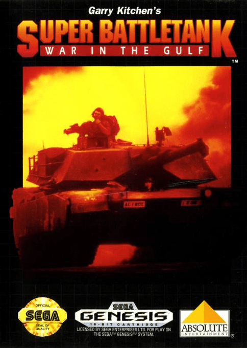 Garry Kitchen's Super Battletank - War In The Gulf box art
