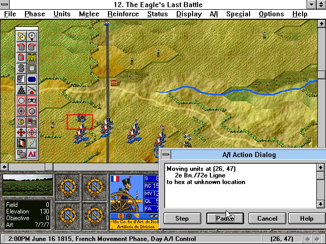 Battleground 8: Prelude to Waterloo — ss (WOR)