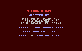 Medusa's Cave — sstitle (WOR)
