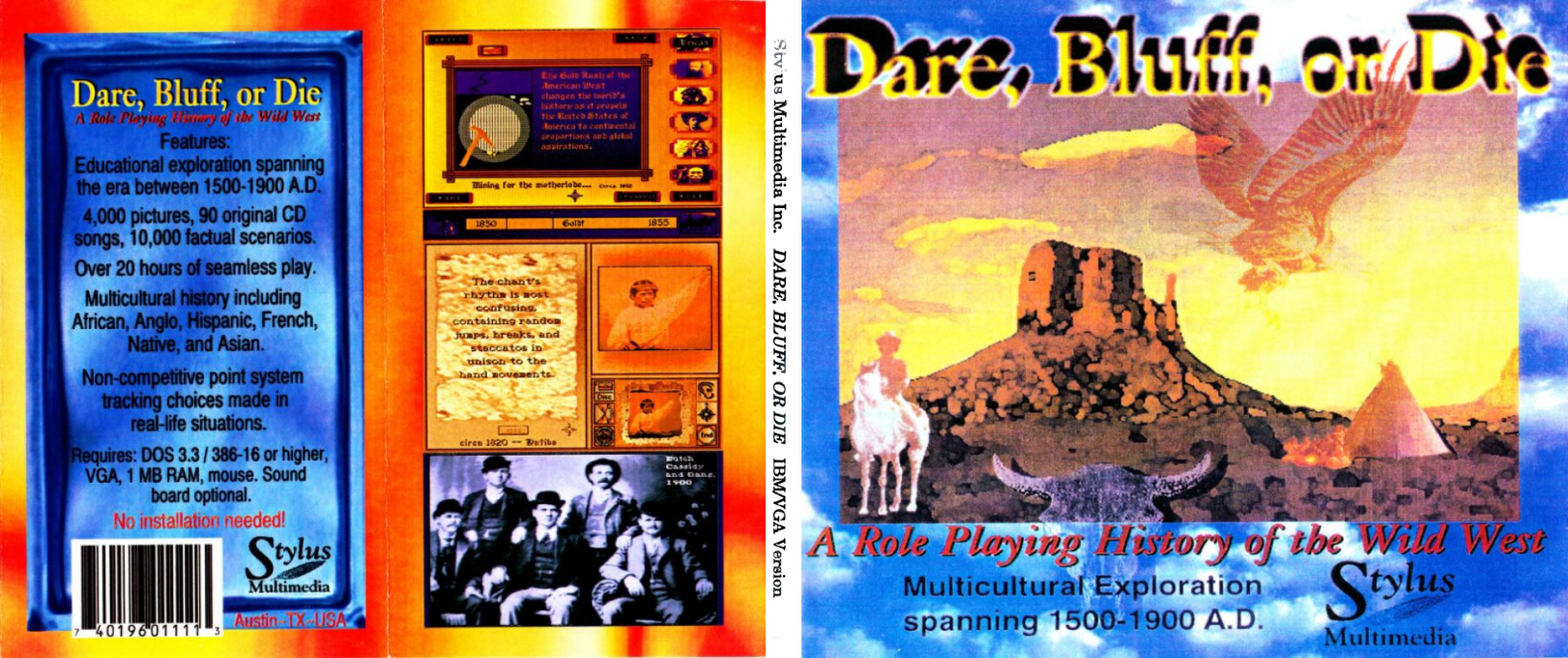 Dare, Bluff, Or Die — box-texture (CUS)
