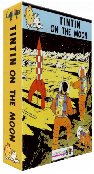 Tintin on the Moon — box-3D (EU)