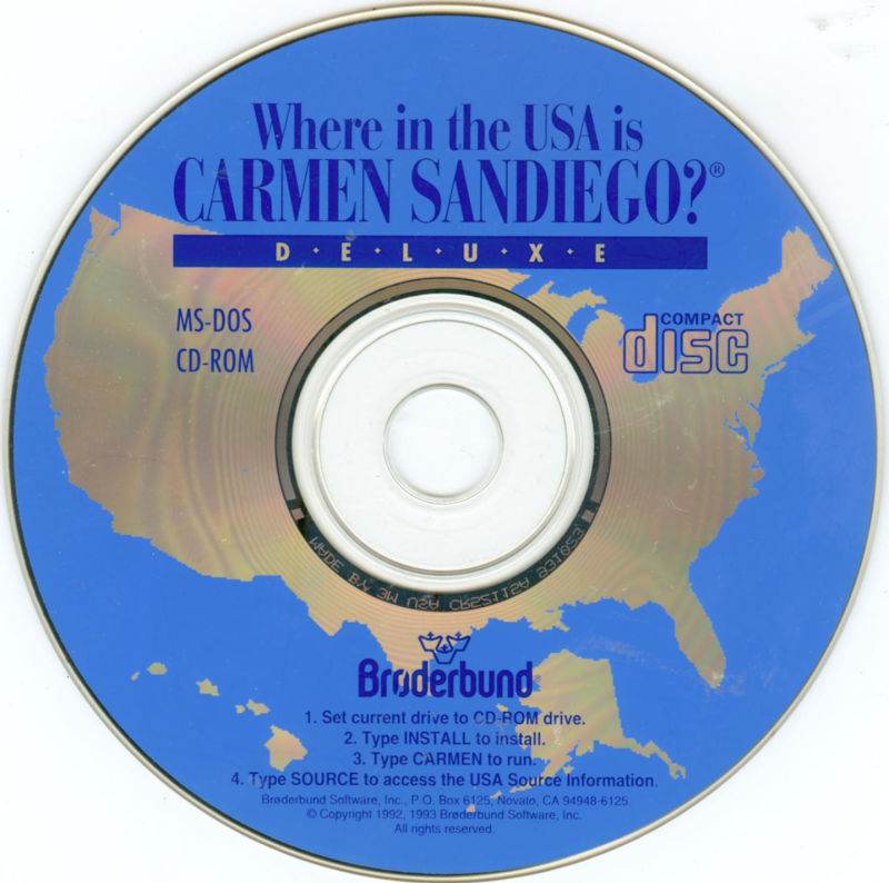Where in the U.S.A. Is Carmen Sandiego? Deluxe — support-2D (US)