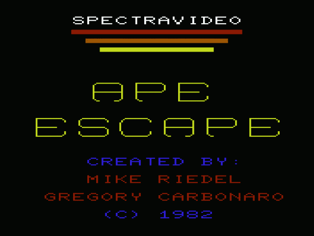 Ape Escape — sstitle (WOR)