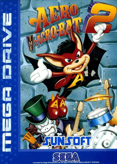 Aero The Acro-bat 2 — box-2D (EU)