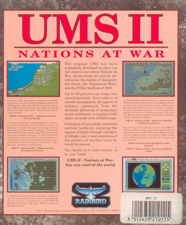 UMS 2 - Nations at War — box-2D-back (EU)
