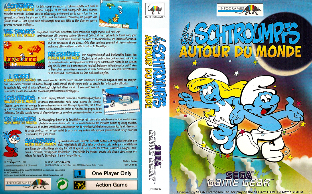 Smurfs Travel The World, The — box-texture (EU)