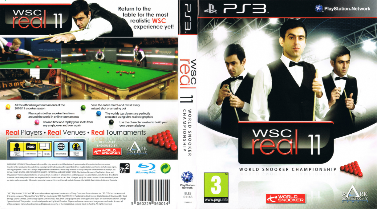 WSC Real 11 - World Snooker Championship — box-texture (EU)
