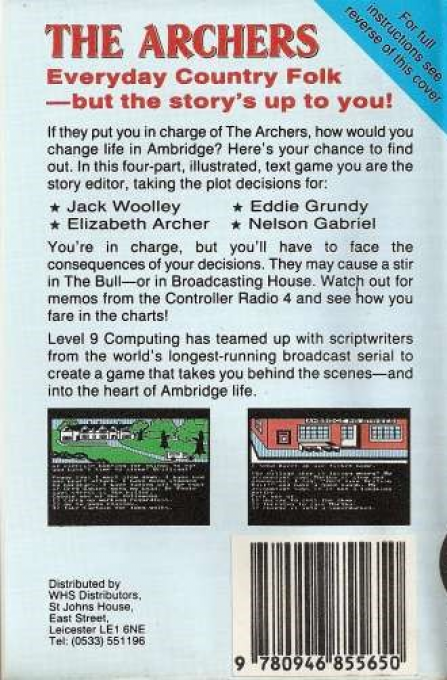 Archers, The — box-2D-back (EU)