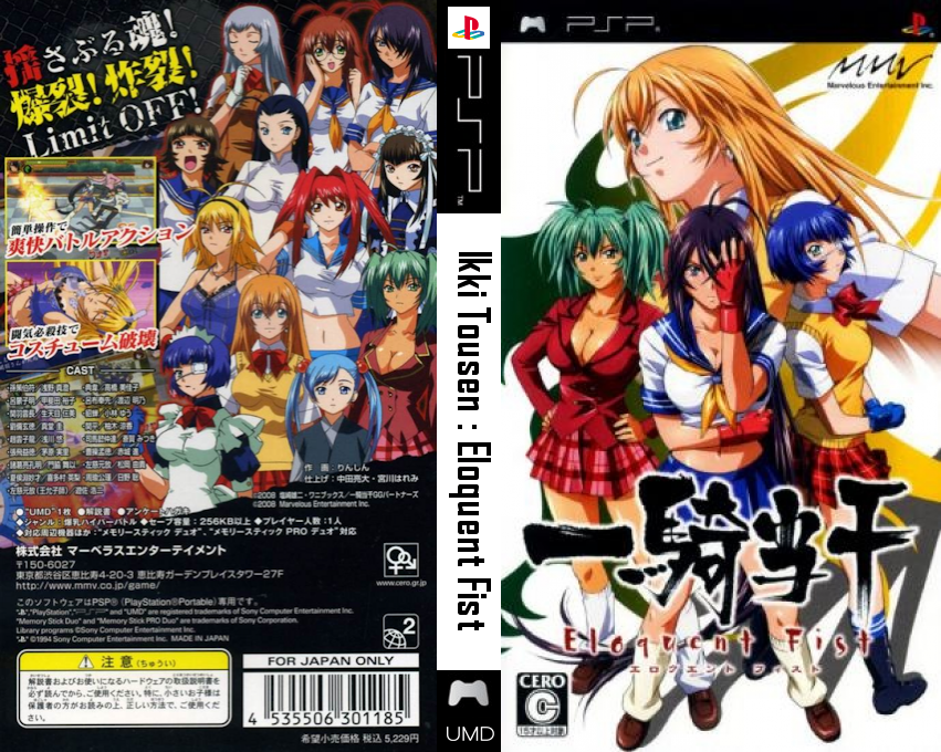 Ikki Tousen - Eloquent Fist — box-texture (JP)