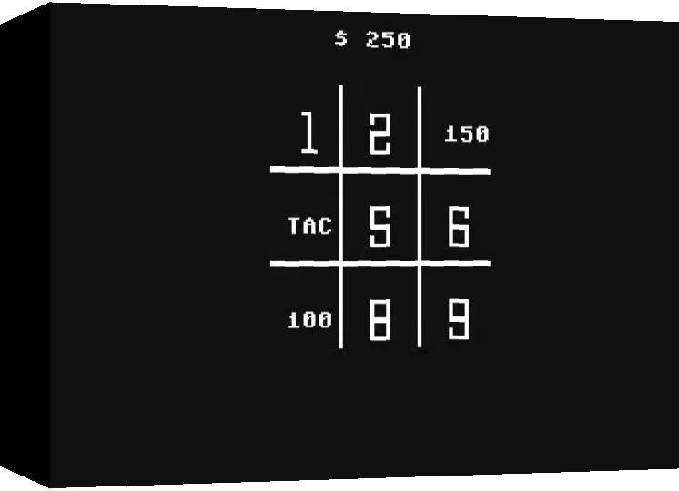 Tic-Tac-Dough — box-3D (WOR)