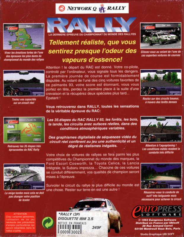 Network Q Rac Rally — box-2D-back (FR)