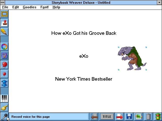 Storybook Weaver Deluxe — ss (WOR)