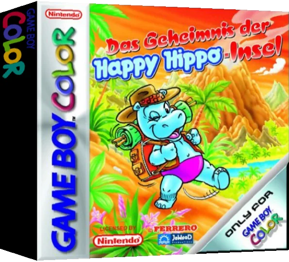 Geheimnis der Happy Hippo-Insel, Das — box-3D (EU)