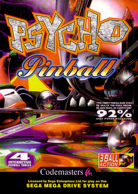 Psycho Pinball box art