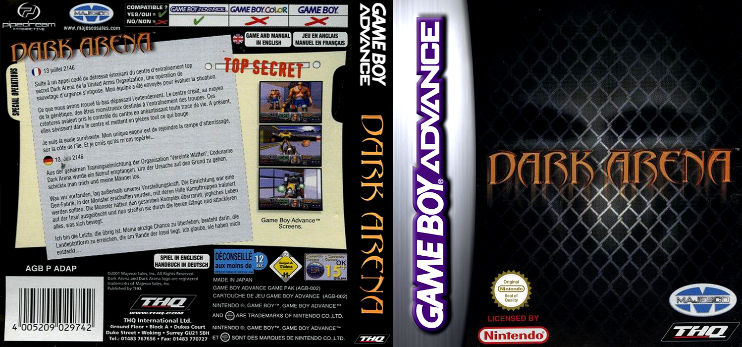 Dark Arena — box-texture (EU)