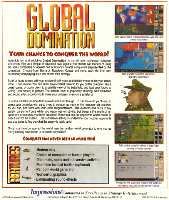 Global Domination — box-2D-back (US)