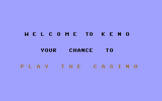 Keno Casino — sstitle (WOR)