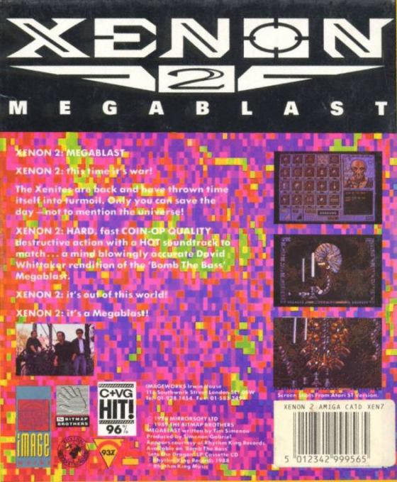 Xenon 2 - Megablast — box-2D-back (EU)