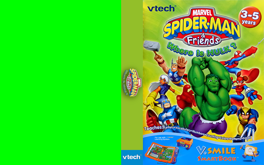 Spider-Man And Friends - Where is Hulk — box-texture (US)