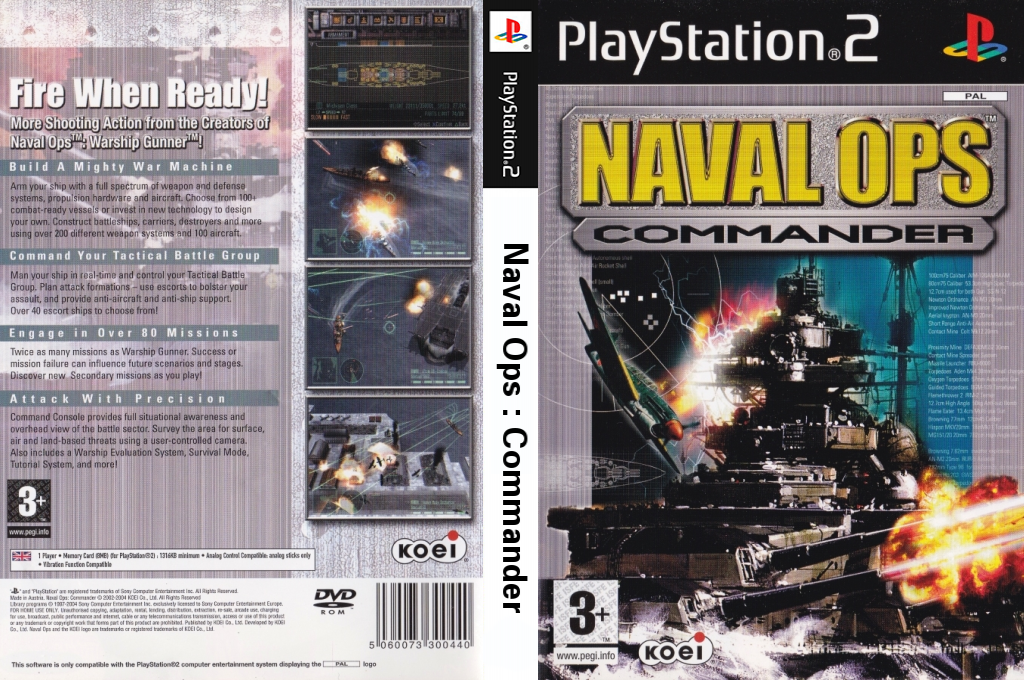 Kurogane no Houkou 2 - Warship Commander — box-texture (EU)