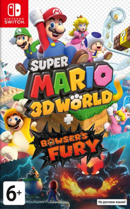 Super Mario 3D World Bowser's Fury — box-2D (RU)