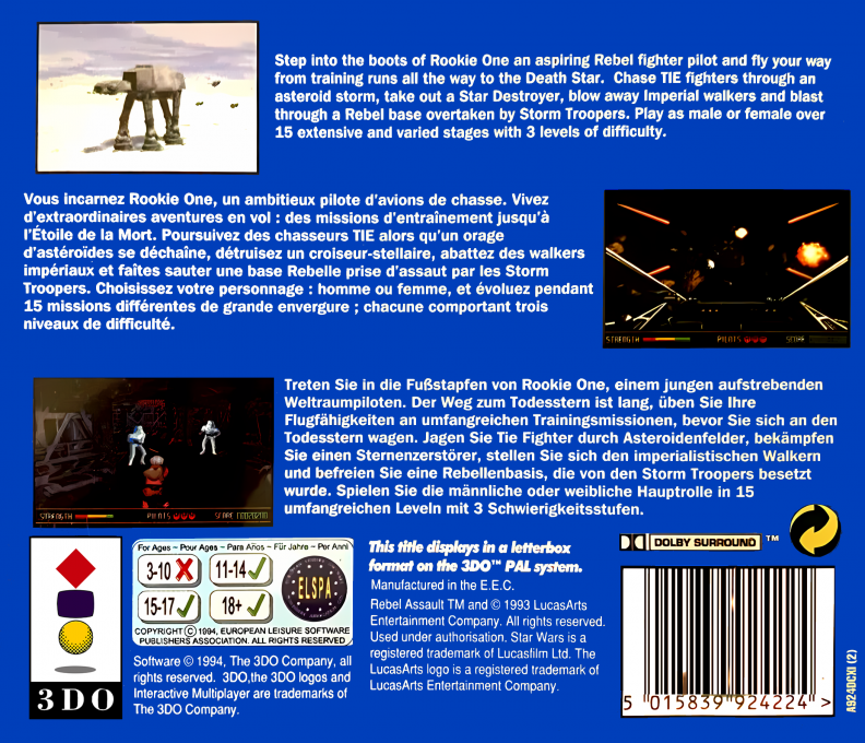 Star Wars - Rebel Assault — box-2D-back (EU)
