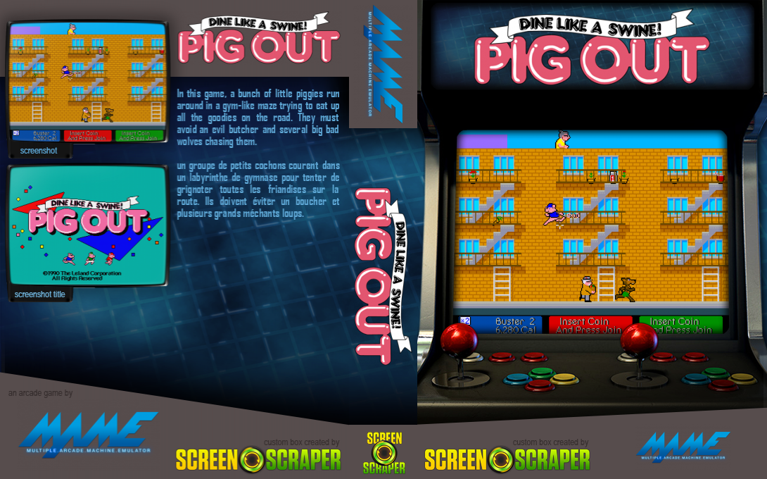 Pig Out - Dine Like A Swine! — box-texture (SS)