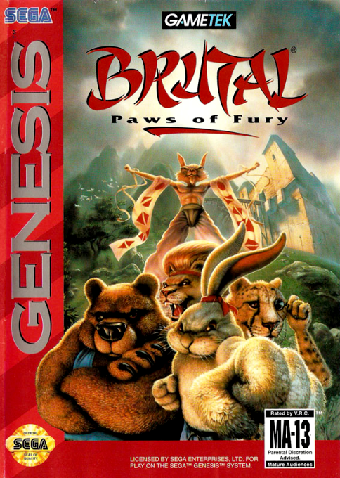 Brutal - Paws Of Fury box art