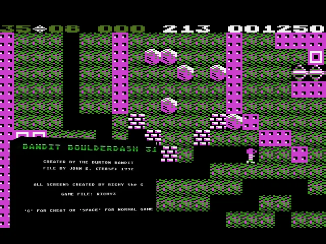 Bandit Boulderdash 31 — mixrbv2 (WOR)
