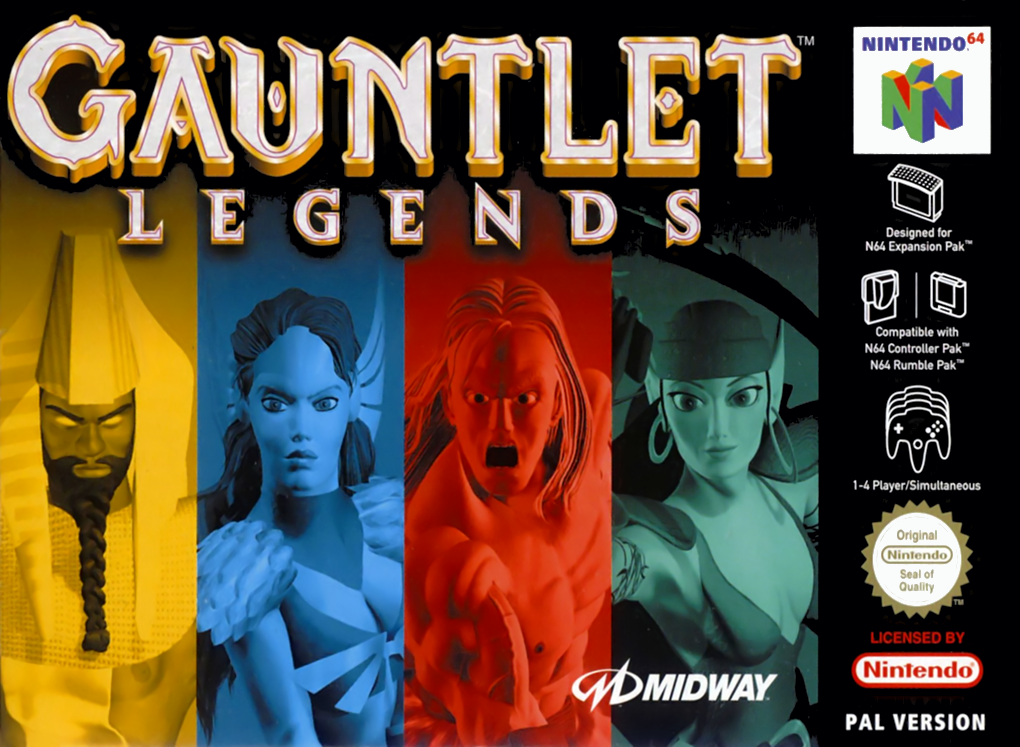 Gauntlet Legends — box-2D (EU)